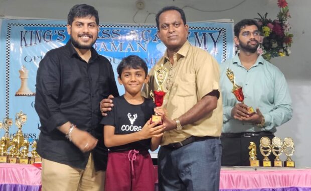 Kings Chess Academy Open  Tournament, Daman - Hills High - Best School in surat
