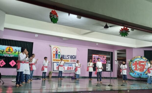 International Yoga & World Music Day - Hills High - Best School in surat