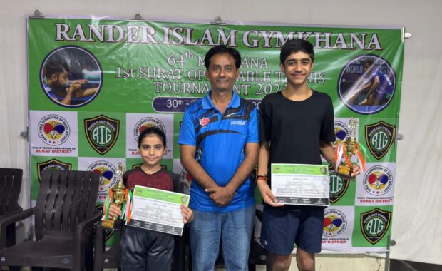 1st Surat Open Table Tennis Tournament - Hills High - Best School in surat
