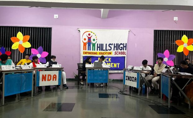 Mock Parliament - Hills High - Best School in surat