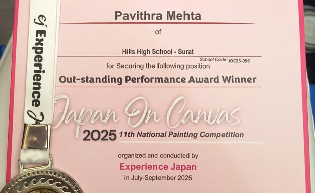 Japan On Canvas 2025 - Hills High - Best School in surat