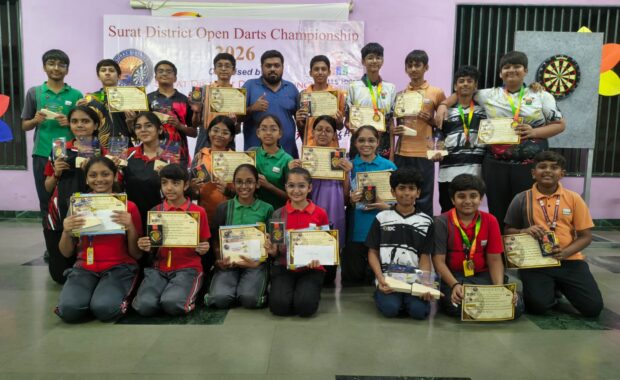 Surat District Open Darts Championship 2026 - Hills High - Best School in surat