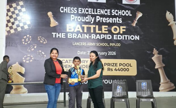 Battle of the Brain-Rapid Edition Chess Tournament - Hills High - Best School in surat