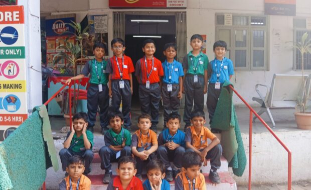 Visit to SVNIT Post Office - Hills High - Best School in surat