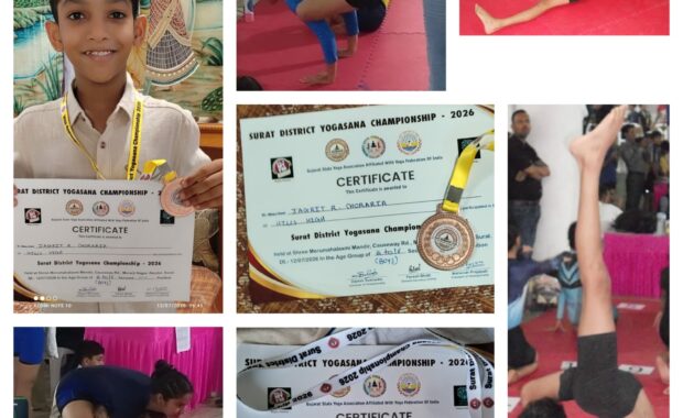Yogasana Competition - Hills High - Best School in surat