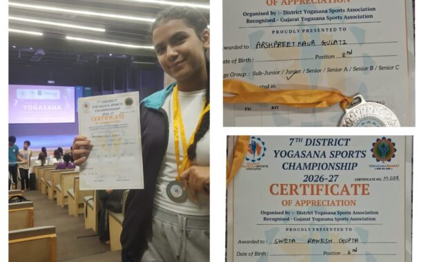 7th District Yogasana Sports Championship 2026-27 - Hills High - Best School in surat