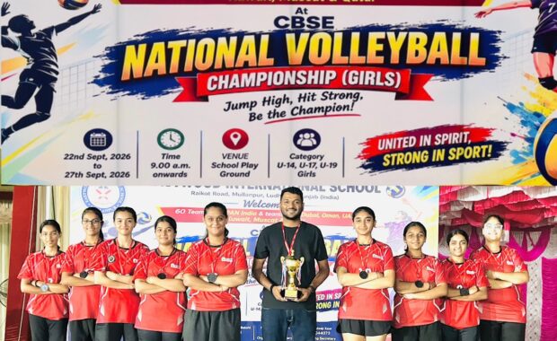 HILLS' HIGH CREATES HISTORY AT CBSE NATIONAL VOLLEYBALL - Hills High - Best School in surat